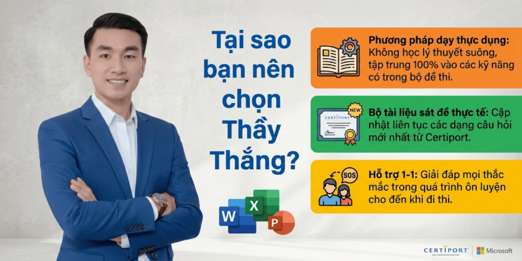 tại sao học mos cùng thầy thắng